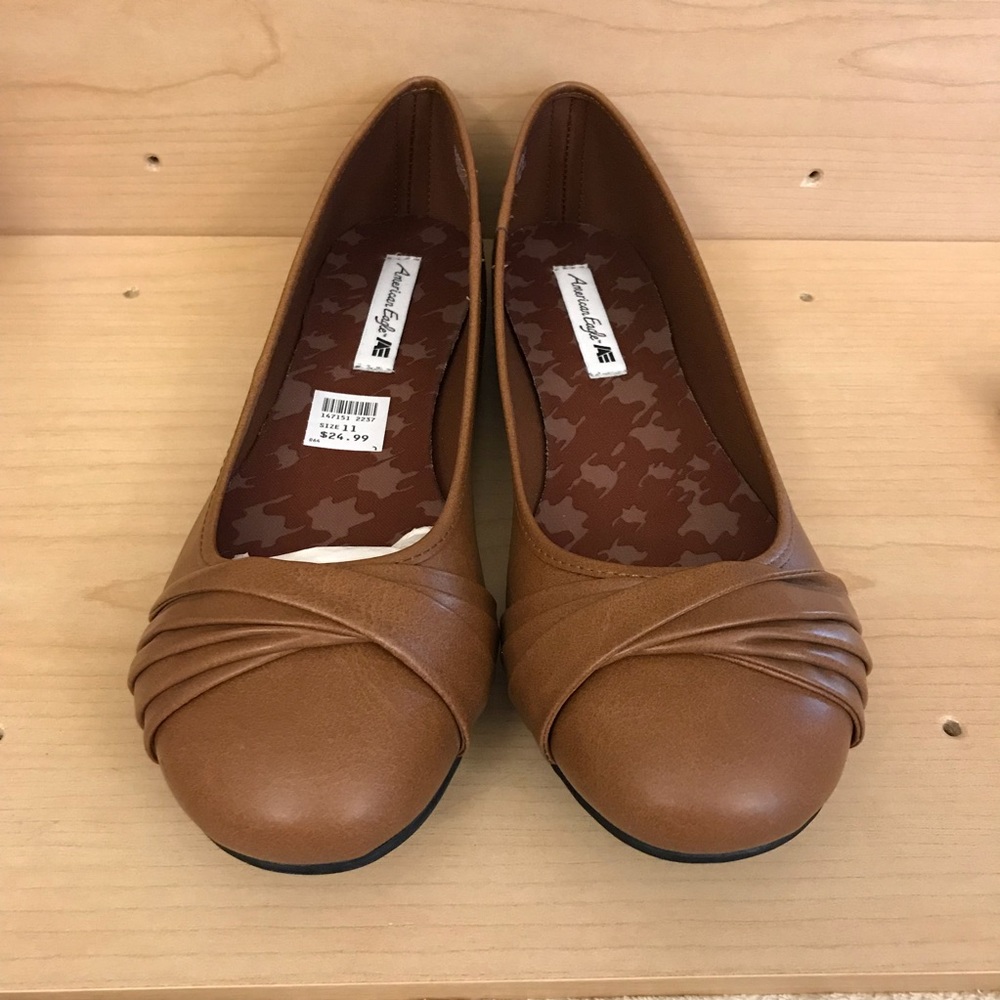 Bayley Cognac flats